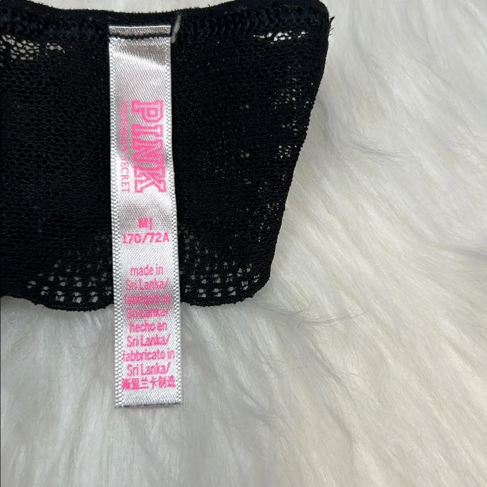 PINK Victoria's Secret Lace Back Thong Panty M